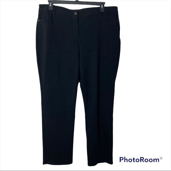 Dana Buchman Pants - Dana Buchman Straight Leg Trousers Dress Pants
